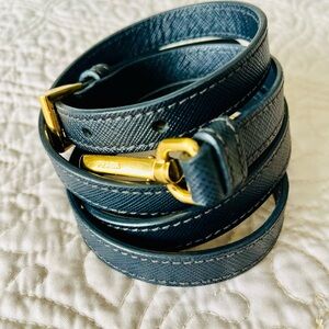 Prada Black Saffiano Leather hand bag strap.  Never Used